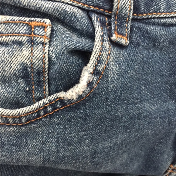 Zara High Rise Blue Jeans - Picture 4 of 6